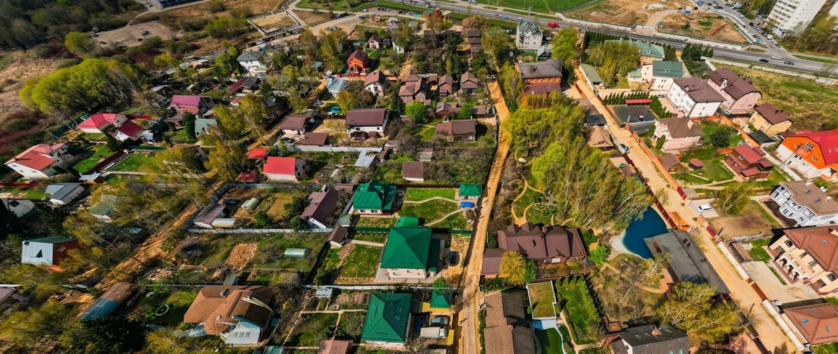 Аэрофотосъёмка территории ТСН Радист Южное Бутово